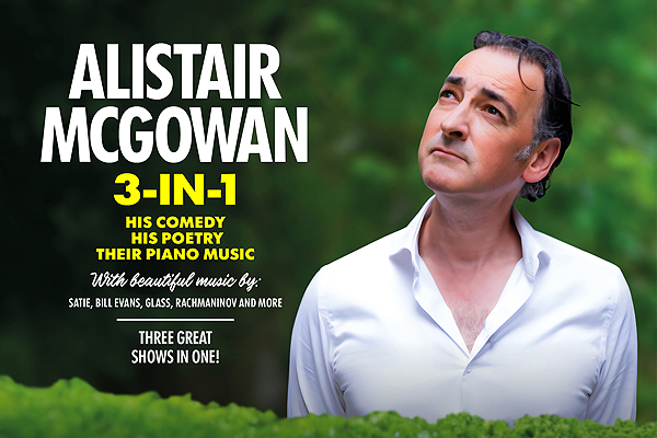 Alistair McGowan: 3-in-1 -  9ydd Ebr 2026 7:30PM
